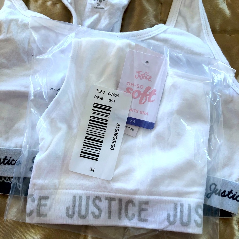 TEEN SPORT BRAS 34/ S justice/ old navy / Hanes